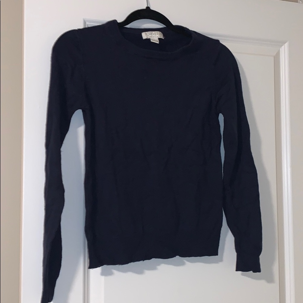 Navy blue sweater